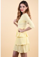 Rochie Sister Point Cris-Dr2 Light Yellow/Cream